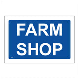 GG430 Farm Shop White On Blue