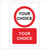 CC654 Your Choice Logo Image Symbol Design Custom Create Words