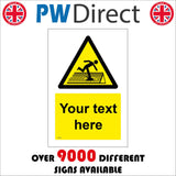 WT420 Fragile Roof Your Text Here Made To Order Custom Personalise