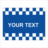 CC532 Blue Chevrons Text Words Choice