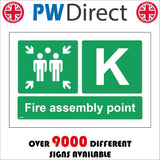 FS599 Fire Assembly Point K