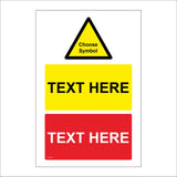 CC575 Your Text Yellow Red Box Words
