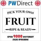 TR939 Pick Your Own Fruit Ripe & Ready