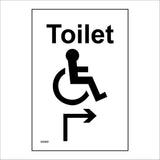 GG402 Toilet Up Right Wheelchair Access