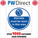 MA980 Hairnets Must Be Worn In This Area