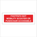 TR887 Footpath Not Mobility Scooter Or Pushchair Accessible