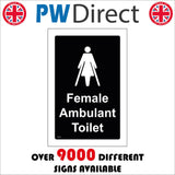 TS172 Female Ambulant Toilet White On Black