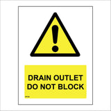 WT458 Drain Outlet Do Not Block