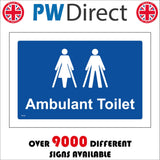 TS181 Male Female Ambulant Toilet
