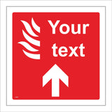 FI367 Your Text Ahead Arrow North Up Forward Made To Order