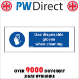 MA907 Use Disposable Gloves When Cleaning