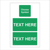 CC576 Your Text Logo Green Box