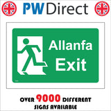 FS399 Allanfa Exit Running Man Bilingual