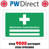FS359 Medication Administrators First Aid Information Details Contacts