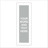 CC352D Grey Background Choice Words Text Custom Personalise