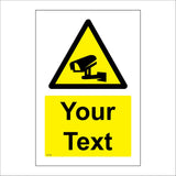 CT116 CCTV Your Text Made To Order Personalise Custom