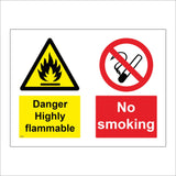 MU399 Danger Highly Flammable No Smoking