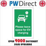 TR824 Please Leave Space For EV Charging