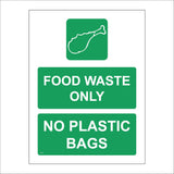 CS717 Food Waste Only No Plastic Bags
