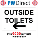 GG427 Outside Toilets Left Arrow