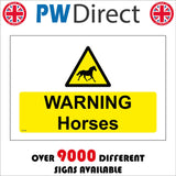 WT502 Warning Horses