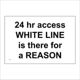 TR944 24 Hr Access White Line Is There For Reason