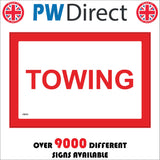 VE430 Towing Vehicle Car On Tow Towbar