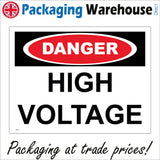 WS409 Danger High Voltage Sign