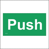 FS219 Push Sign