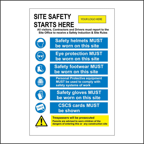CS421 Site Safety Starts Here Your Logo