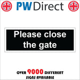 TR550 Please Close The Gate