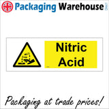 WS662 Nitric Acid Sign with Triangle Hands Test Tubes