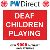TR563 Deaf Children Playing Sound Noise Hearing Slow Kids