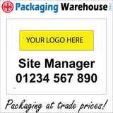CS386 Site Manager Contact Telephone Your Logo Company Name