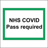 MA855 NHS Covid Pass Required Vaccine Injection
