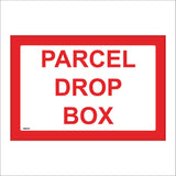 GE928 Parcel Drop Box Home Delivery Courier Driver Postman