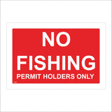 PR505 No Fishing Permit Holders Only