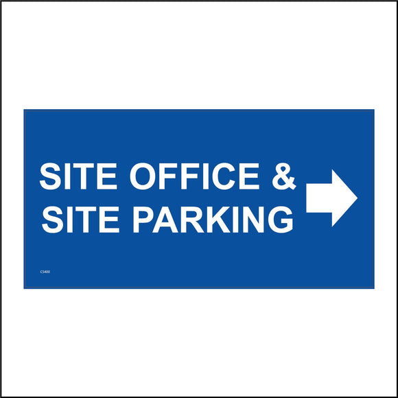 CS400 Site Office & Parking Right Arrow