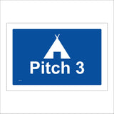 VE319 Pitch 3 Three Tent Campsite Area Space Caravan Camping Site Glamp