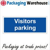 TR511 Visitors Parking Office Workplace Car Vehicle Guest