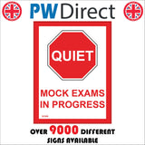 SC008 Quiet Mock Exams In Progress Student Pupil Test