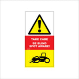 VE354 Take Care Be Blind Spot Aware Roads Mirrors