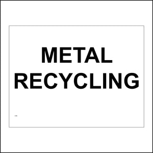 CS498 Metal Recycling Only Recycle Skip Bin Waste