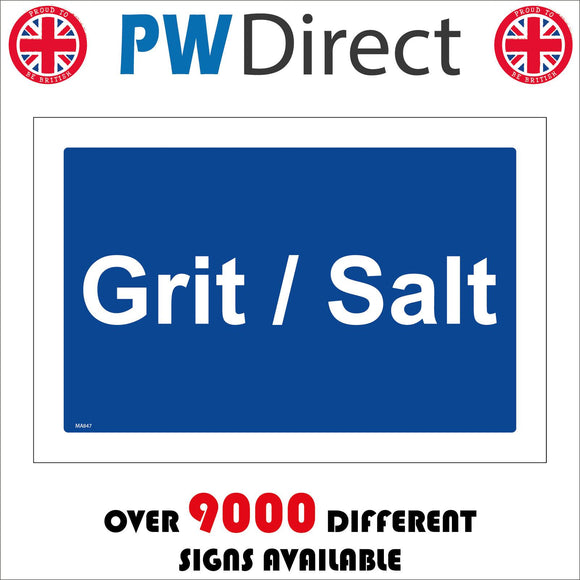 MA847 Grit Salt Container Bin Winter Environment Roads Estates