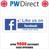CM421 Like Us On Facebook Your Text Here Name Preference