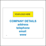 CM396 Company Logo Name Board Telephone Email WWW Details Work Build