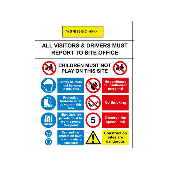 MU322 Company Name Logo Site Safety Report To Reception