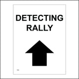 TR554 Detecting Rally Metal Dector Straight Ahead Arrow Salvage