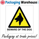 WS770 Guard Dog Sign with Triangle Dog