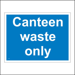 GE858 Canteen Waste Only